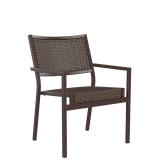 patio woven dining chair aluminum frame