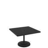 square pedestal patio dining table
