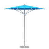 hexagon patio manual lift umbrella