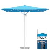 aluminum square pulley lift umbrella for outdoor