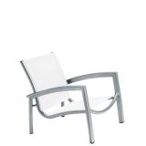 relaxed sling outdoor spa chair